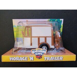Chevron Cars Horace'n Trailer Gas Station w/ Horse Toy Vintage 2003 NEW SEALED